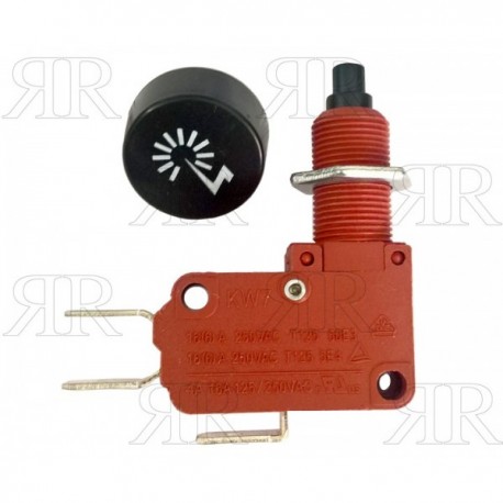 Micropulsante per Accensione Piani Cottura  - 16A con 3 Faston