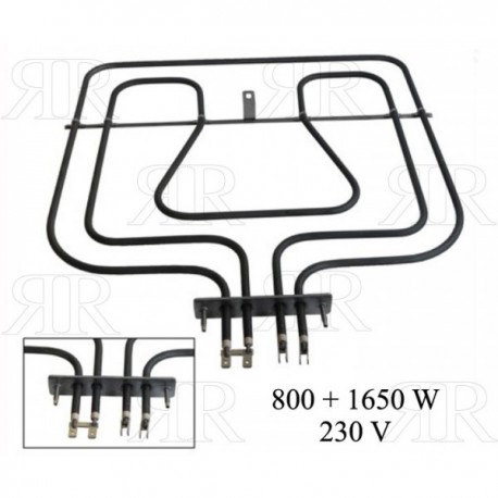 Clicca per ingrandire RESISTENZA DOPPIA FORNO ELECTROLUX REX-A.E.G. W800/1650 V230