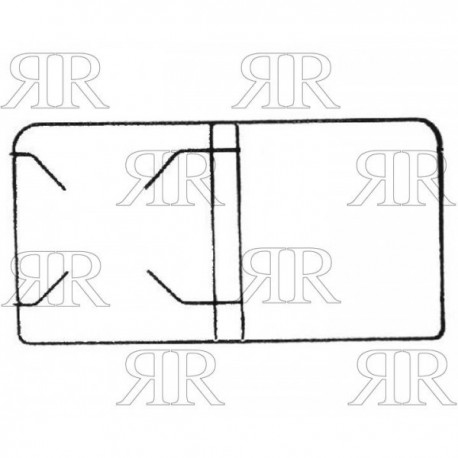 Griglia Ariston Indesit ad 1 Fuoco + Piastra per Cucina Piano Cottura 457 X 236 mm.