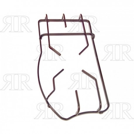 GRIGLIA SMALTATA AD 1 FUOCO TIPO FRANKE 370 - 390 X 190 - 210 DX.