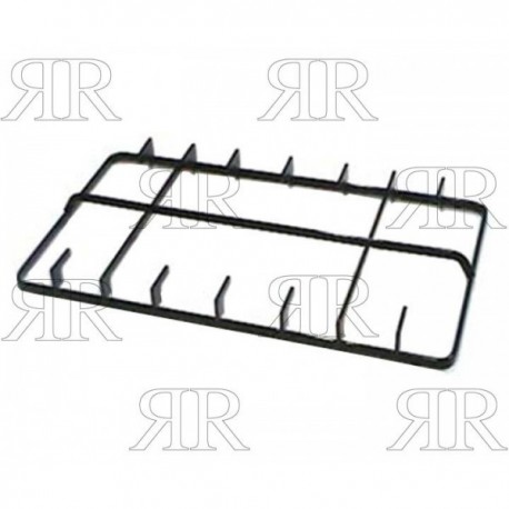 GRIGLIA IN PIATTINO SMALTATA A 2 FUOCHI 456 X 254 MM
