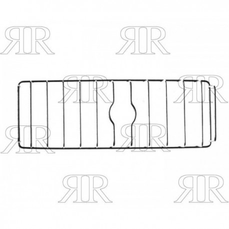 Clicca per ingrandire GRIGLIA IN FILO CROMATA CENTRALE 400 X 140 MM