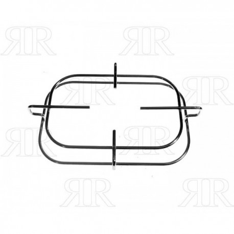 GRIGLIA IN FILO CROMATA AD 1 FUOCO 225 X 140 MM