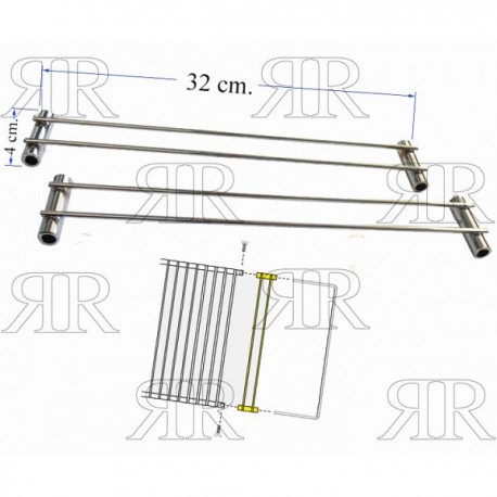 KIT PROLUNGHE PER GRIGLIA BARBECUE MEDIA F6838