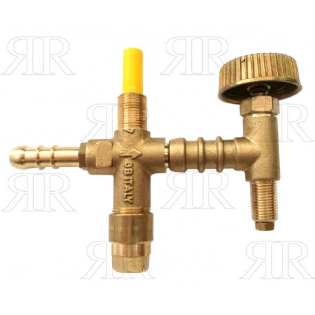 Valvola di Sicurezza per Gas con Portagomma Uscita 10 x 4