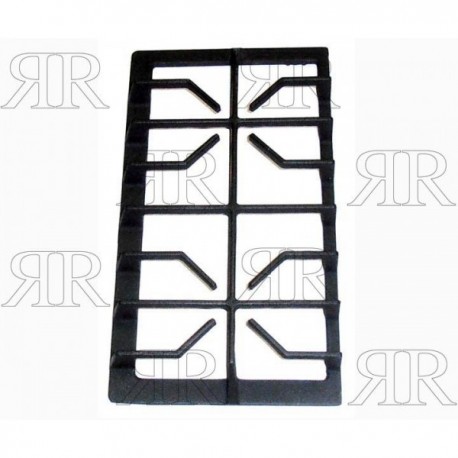 GRIGLIA IN GHISA SMALTATA A 2 FUOCHI 430 X 234 TIPO ELECTROLUX E IKEA