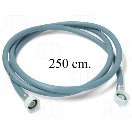 Tubo di Carico per Lavatrice 250 cm. F/F con Pipa
