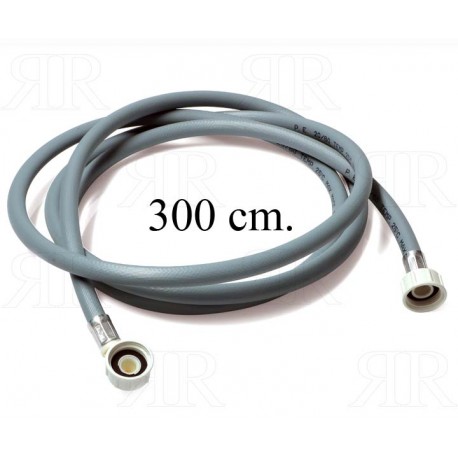 Tubo di Carico per Lavatrice 300 cm. F/F con Pipa