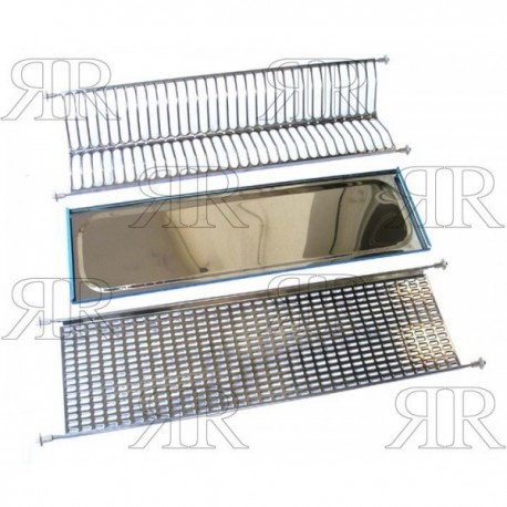 SCOLAPIATTI INOX CM.76 INOX CON BACINELLA