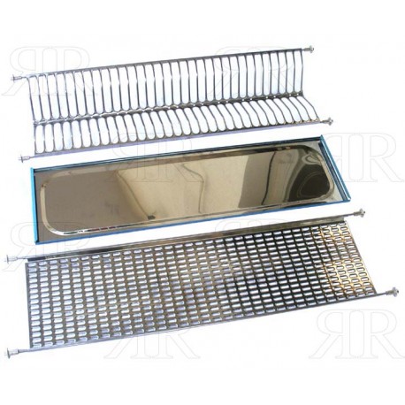 SCOLAPIATTI CM.86 INOX CON BACINELLA
