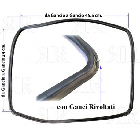 Guarnizione Porta Forno Whirlpool Indesit C00725238 Materia