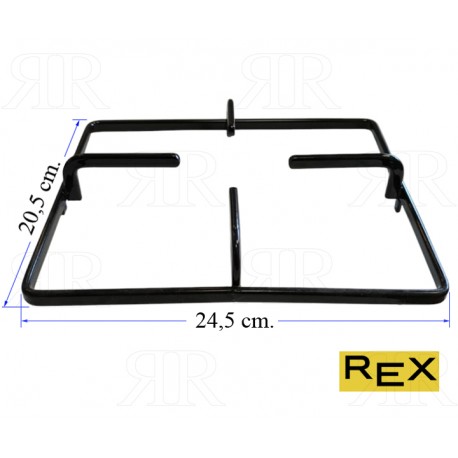 Griglia Smaltata ad 1 Fuoco per Cucina Rex  245 X 205 mm.