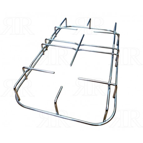 Clicca per ingrandire Griglia Jolly Inox a 2 Fuochi Cromata 396 X 237 mm.