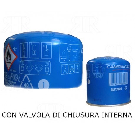 Cartuccia Gas da 190 Grammi con Valvola di Ritegno