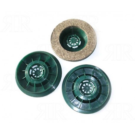 Spazzole Feltro per Lucidatrice Battitapeto Vorwerk Folletto Kit da 3 Pezzi