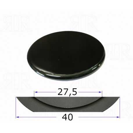 Cappellotto Ariston Piccolo Smaltato Nero Lucido