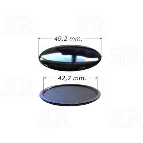 Piattello Smeg Piccolo Smaltato Nero Lucido