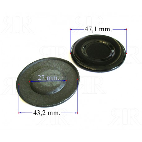 Cappellotto Bompani Boreal Piccolo Smaltato Nero Lucido
