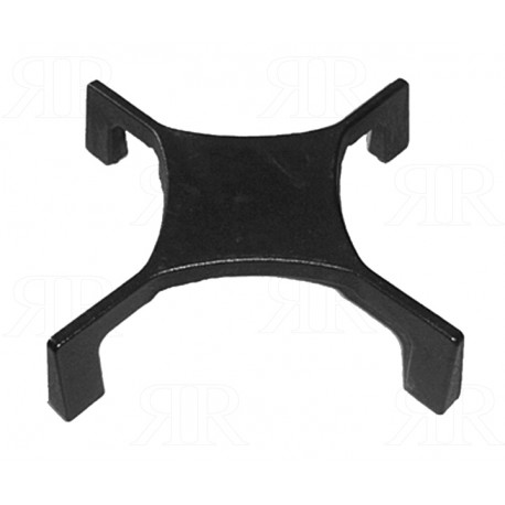GRIGLIA IN GHISA SMALTATA A CROCE RAPIDA H:50 MM.235 X 235 TIPO ARISTON