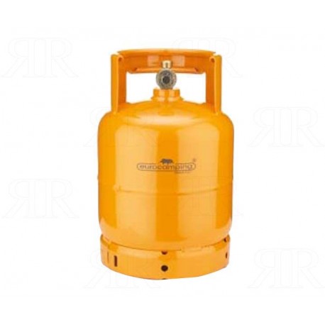 Bombola per Gas Gpl Ricaricabile da Campeggio da 3 Kg.