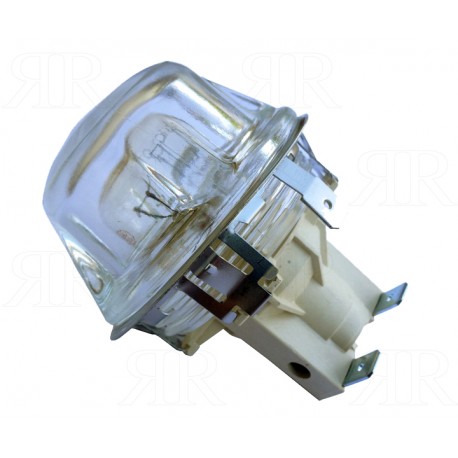 Portalampada per Forno Ø 50 mm. con Lampadina da 25 Watt