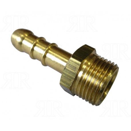 Portagomma per Gas Gpl in Ottone 3/8" Dritto
