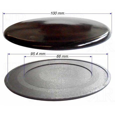Cappellotto Smaltato Nero Lucido Multimarche Grande