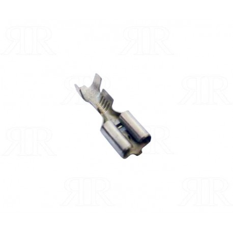 Faston Femmina da 6,3 mm. con Antisfilamento