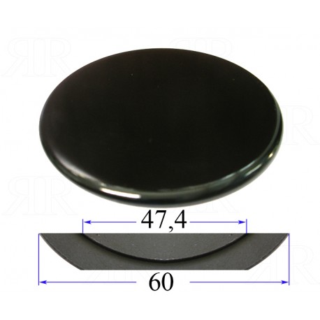 Cappellotto Ariston Medio Smaltato Nero Lucido