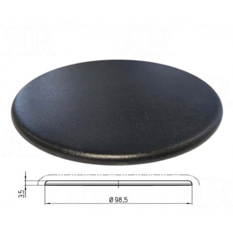 Piattello Smaltato Nero Matt Grande Sabaf Serie 2 HE Multimarche