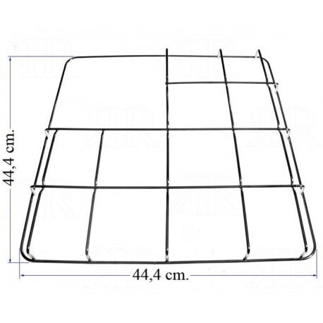 Griglia per Cucina Star a 3 Fuochi Cromata 444 X 444 mm.
