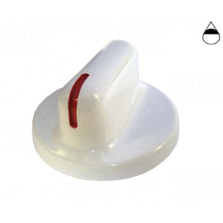 Manopola Bianca per Cucina Piano Cottura Indesit