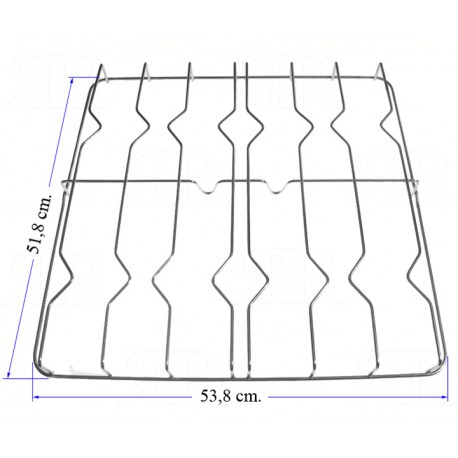 Griglia per Cucina Ariston a 4 Fuochi 518 X 538 mm.