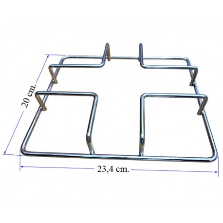 Griglia Samet ad 1 Fuoco Cromata 200 X 234 mm.