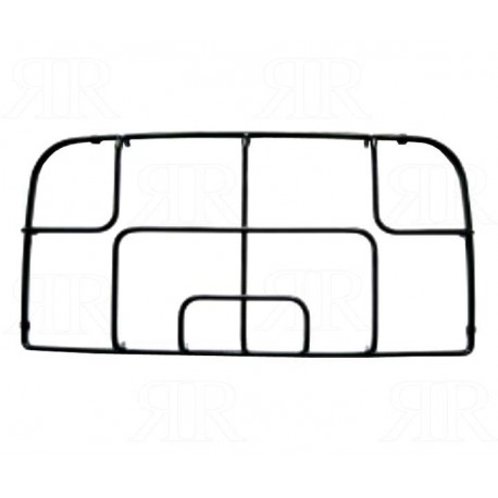 Griglia Ariston Indesit a 2 Fuochi Smaltata Nero Lucido 451 X 220 mm. H.43