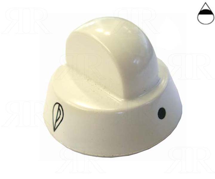 Manopola Bianca per Piano Cottura Ariston