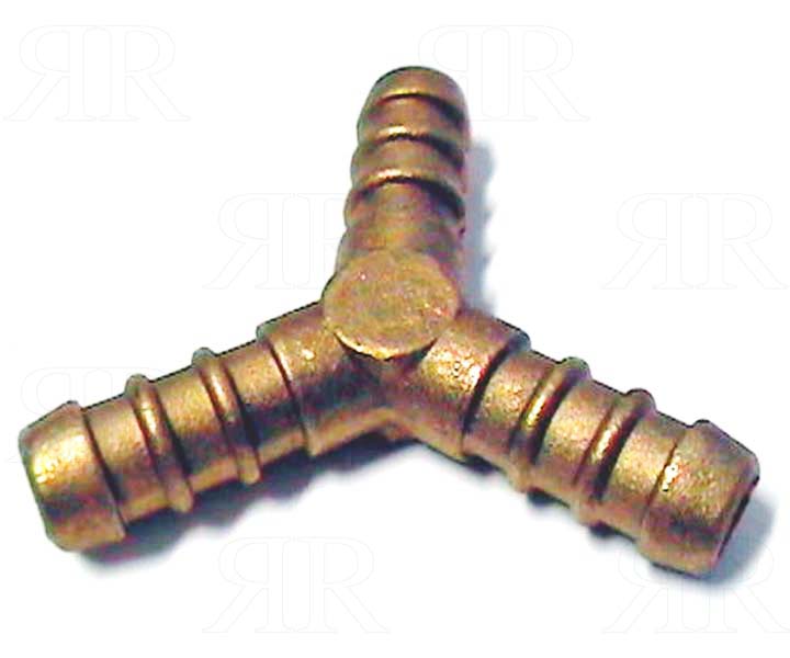 Portagomma in Ottone a 3 Vie per Gas Metano