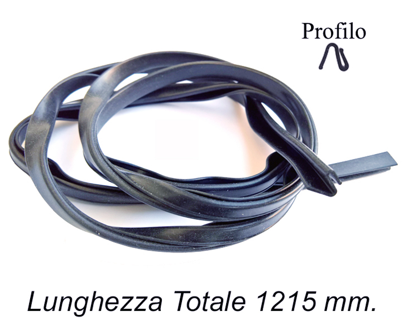 Guarnizione Porta Forno Tecnogas per Vetro Interno Lunga 1215 mm.