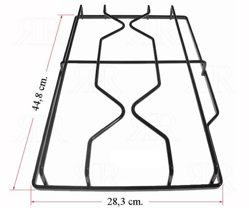 Griglia Ariston Indesit a 2 Fuochi Smaltata 448 X 283 mm.