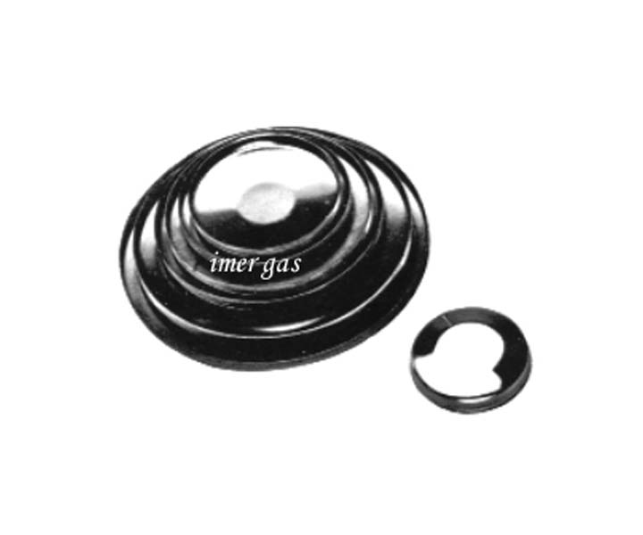 Serie Copri Spartifiamma in Acciaio Inox 6 Misure