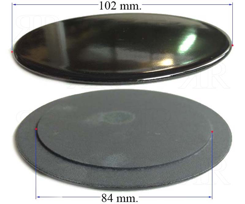 Cappellotto Smaltato Nero Lucido Rex Electrolux Grande