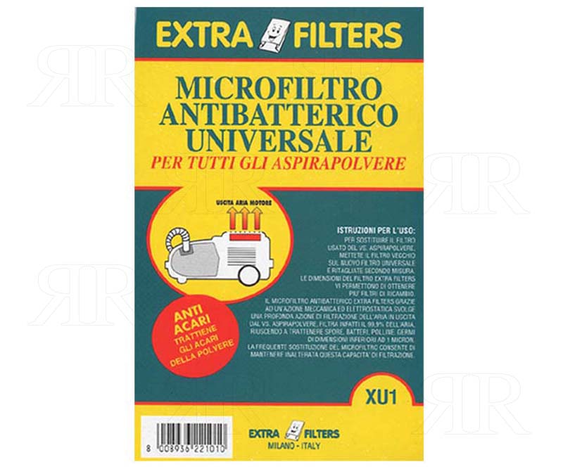 Microfiltro per Aspirapolvere in panno filtrante 255 X 205 mm.
