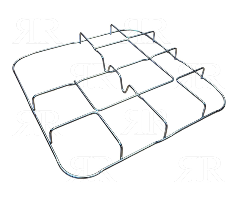Griglia Smalvic a 3 Fuochi Cromata 460 X 460 mm.