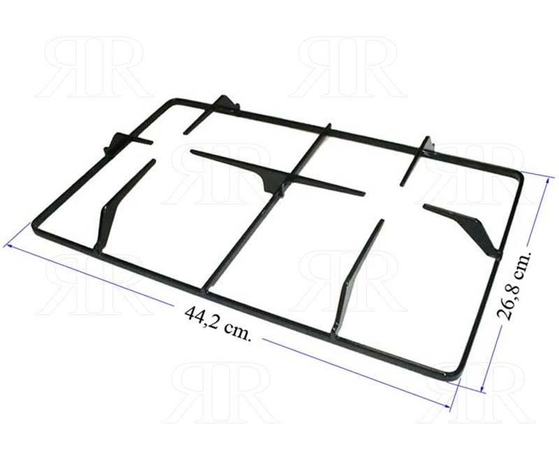Griglia Ariston Indesit a 2 Fuochi Smaltata 442 X 268 mm.