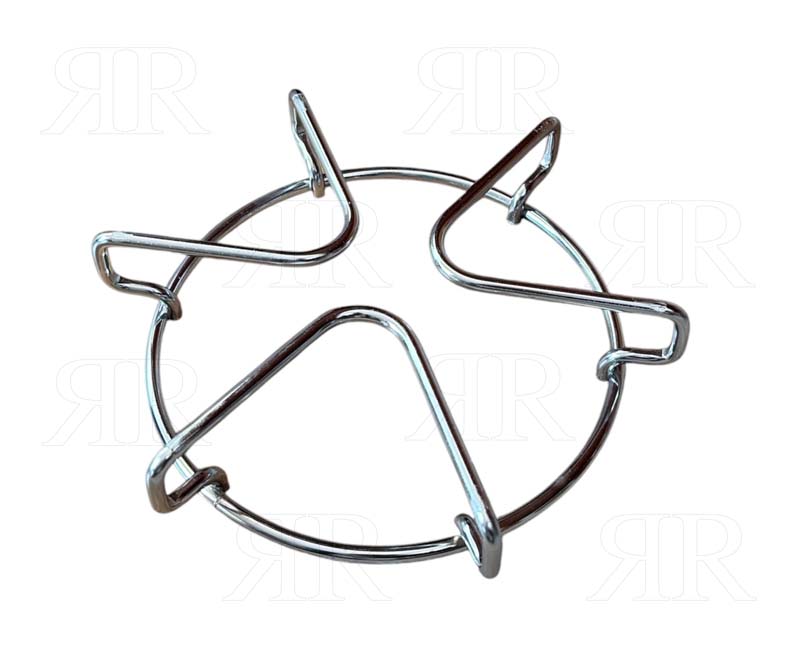 Clicca per ingrandire Griglia per Cucina F.lli Onofri Cromata ad 1 Fuoco Media Ø 144 mm.