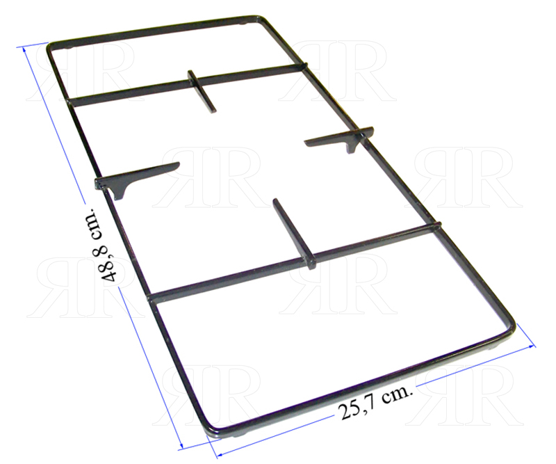 Griglia Ariston Indesit ad 1 Fuoco Centrale 488 X 257 mm.