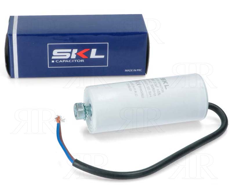 Condensatore 30 µF 450 Volt con Cavetto