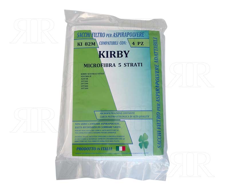 Clicca per ingrandire Sacchetti per Aspirapolvere Kirby Sentria in microfibra 4 Pz.