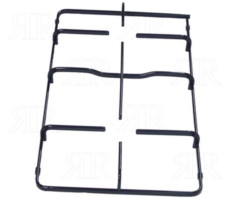 Clicca per ingrandire Griglia Nardi Smaltata a 2 Fuochi 455 X 265 mm. - H.4,5 mm.