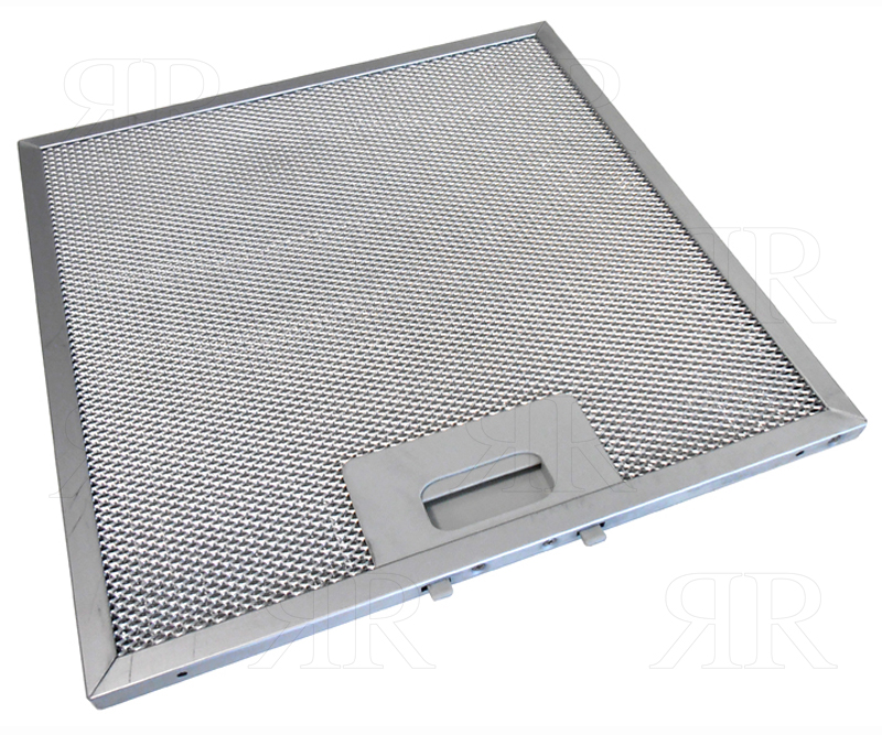 Clicca per ingrandire Filtro per Cappa Aspirante in Alluminio Twin Rettangolare 257 X 212 X 9 mm.